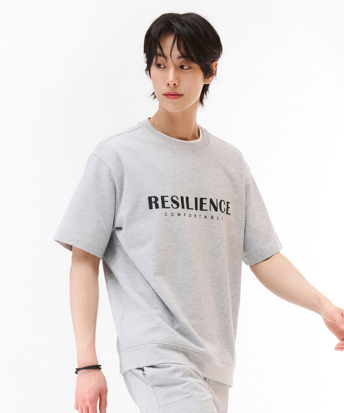 CHASECULT(チェイスカルト)の「共用クーリングコットン半袖Tシャツ-グレー(Tシャツ/カットソー・メンズ・MD.Gray・90/100/110/95/105)」の3枚目の写真