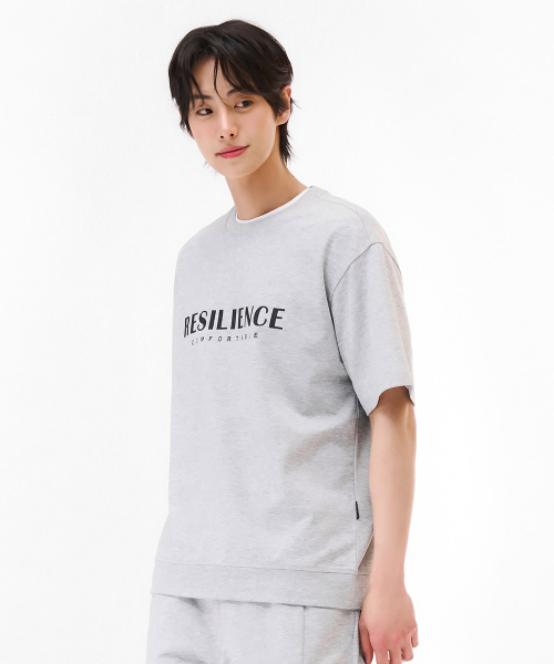 CHASECULT(チェイスカルト)の「共用クーリングコットン半袖Tシャツ-グレー(Tシャツ/カットソー・メンズ・MD.Gray・90/100/110/95/105)」の4枚目の写真