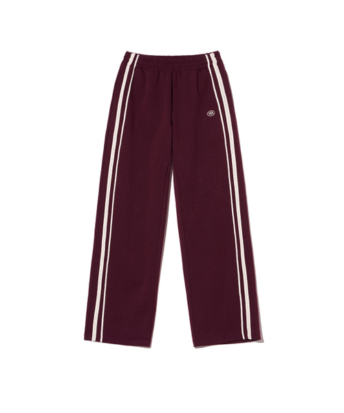 Kijun(キジュン)の「Double Line Track Pants Burgundy(スウェットパンツ・レディース・その他・MEDIUM/SMALL)」の5枚目の写真