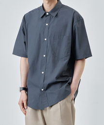 PYEON MA（ピョンマ）の「Hidden Button Shirt (Charcoal)（シャツ/ブラウス）」