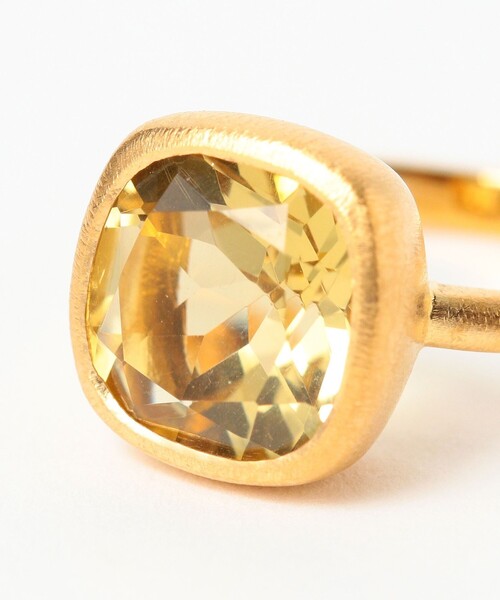 Demi-Luxe BEAMS（デミルクス ビームス）の「【別注】Fruitsjolie / ハニークオーツ リング（リング・レディース・イエロー系その他5・11号/13号）」の6枚目の写真