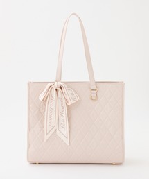 LouLoumei（ルルミー）の「【LouLoumei】スカーフ付きキルティングキャリーオントートバッグ（トートバッグ）」