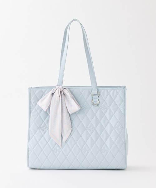 LouLoumei】スカーフ付きキャリーオントートバッグ（トートバッグ