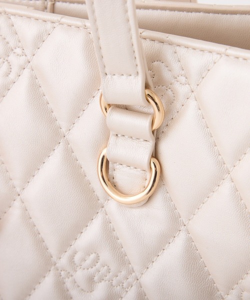 one after another NICE CLAUP（ワンアフターアナザーナイスクラップ）の「【LouLoumei】スカーフ付きキャリーオントートバッグ（トートバッグ・レディース・ブラック/ピンク/ベージュ/サックスブルー・FREE）」の13枚目の写真