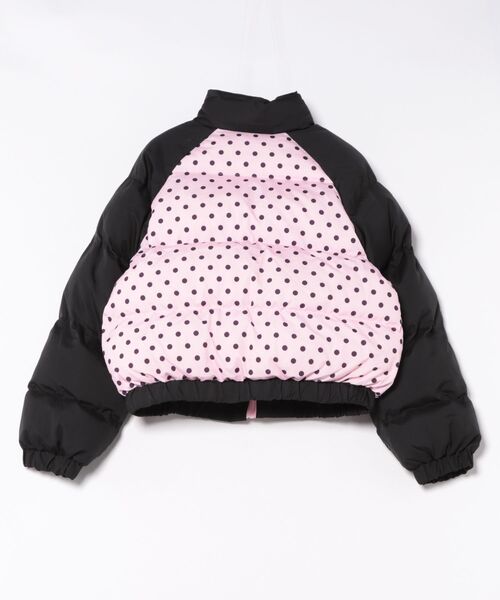 セール】【秋冬新作】ドット柄ショートダウンジャケット（ダウン