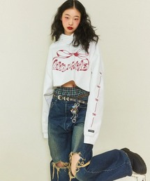 Little sunny bite | littlesunnybite/リトルサニーバイト/short D8 sweat hoodie(パーカー)