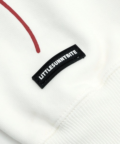 Little sunny bite（リトルサニーバイト）の「littlesunnybite/リトルサニーバイト/short D8 sweat hoodie（パーカー・レディース・ホワイト/ブラック・S/M）」の15枚目の写真