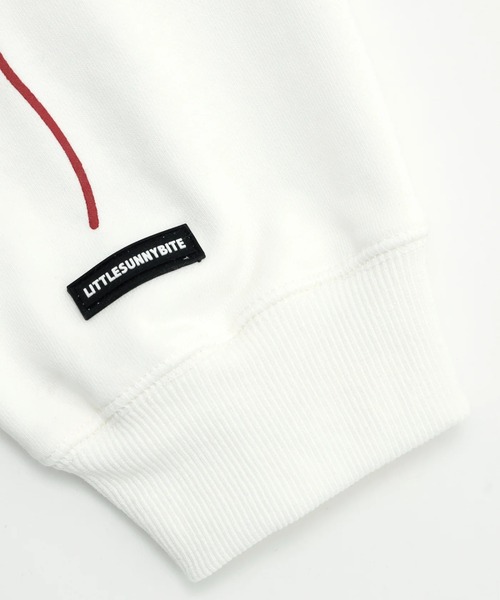 Little sunny bite（リトルサニーバイト）の「littlesunnybite/リトルサニーバイト/short D8 sweat hoodie（パーカー・レディース・ホワイト/ブラック・S/M）」の16枚目の写真