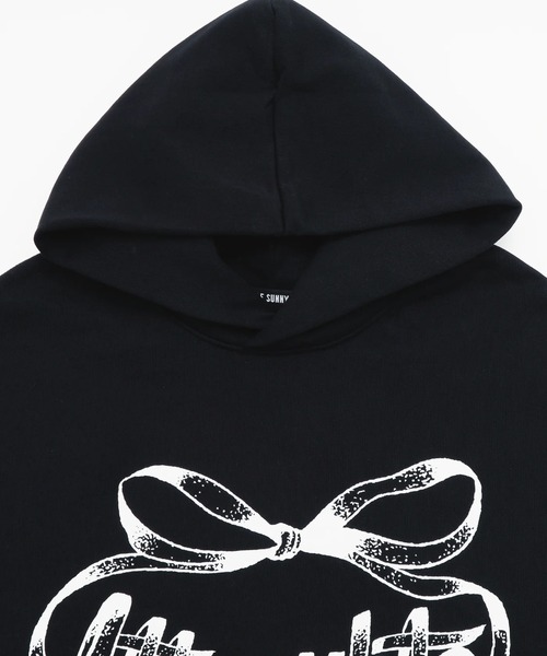 Little sunny bite（リトルサニーバイト）の「littlesunnybite/リトルサニーバイト/short D8 sweat hoodie（パーカー・レディース・ホワイト/ブラック・S/M）」の18枚目の写真