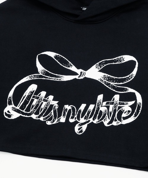 Little sunny bite（リトルサニーバイト）の「littlesunnybite/リトルサニーバイト/short D8 sweat hoodie（パーカー・レディース・ホワイト/ブラック・S/M）」の19枚目の写真