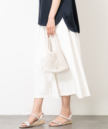 aunt lily（アントリリー）の「リネンコットンデニムガウチョパンツ（その他パンツ）」