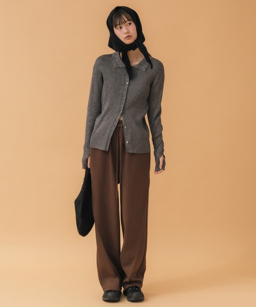 HEILIS（ヘイリス）の「シャギーニットバッグ / ニットバッグ シャギー レッド ブルー イエロー ブラック トレンド 冬服 秋服 小物 赤ニット クリスマス ギフト 贈り物 韓国 シンプル ガーリー ノームコア カジュアル（ハンドバッグ・レディース・レッド/ブラック/ブルー/イエロー・FREE）」の19枚目の写真