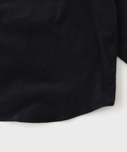 PORTER CLASSIC(ポータークラシック)の「PORTER CLASSIC/ポータークラシック R-UP ORGANIC CORDUROY SH PC-016-3685(シャツ/ブラウス・メンズ・ブラック/ホワイト・MEDIUM/LARGE)」の6枚目の写真