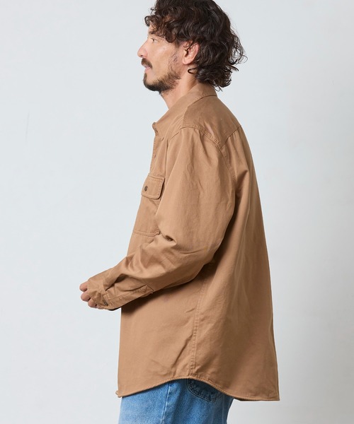 L.L.Bean(エルエルビーン)の「フランネルラインド・ハリケーン・シャツ 米国フィット・レギュラー(シャツ/ブラウス・メンズ・グリーン/ダークネイビー/キャメル/グレー・SMALL/MEDIUM/LARGE/X-LARGE)」の19枚目の写真