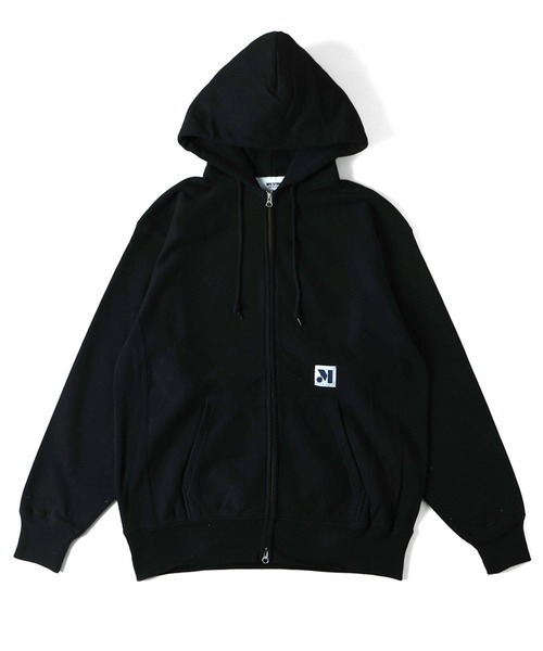 MFC STORE（エムエフシーストア）の「MFC STORE “M” GEOMETRY ZIP HOODIE（パーカー・メンズ・ブラック/アッシュ/グレー系/ネイビー/ブルー系・S/M/L/XL）」の7枚目の写真
