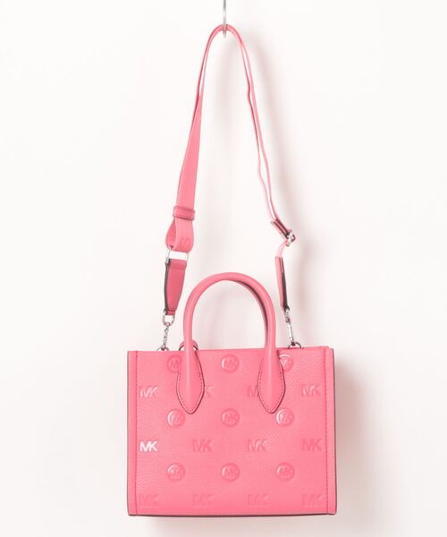MICHAEL KORS(マイケルコース)の「MIRELLA SM SHOPPER TZ XBODY クロスボディ(ショルダーバッグ・レディース・ピンク系・FREE)」の2枚目の写真