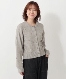 Afternoon Tea | フラワー刺繍ショートカーディガン(カーディガン/ボレロ)