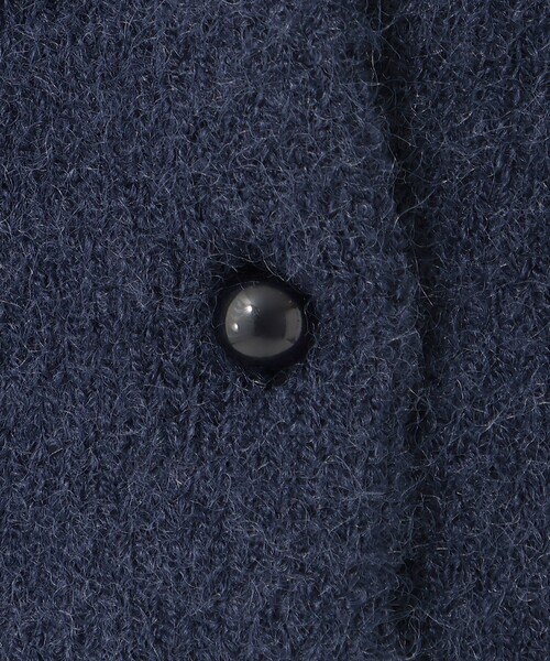 Afternoon Tea(アフタヌーンティー)の「フラワー刺繍ショートカーディガン(カーディガン/ボレロ・レディース・グレー/ネイビー・MEDIUM)」の9枚目の写真