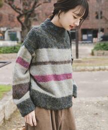 ITEMS URBANRESEARCH | マルチボーダーニット(ニット/セーター)