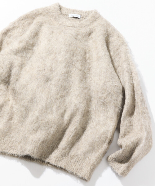 セール】シャギーニット クルーネック プルオーバー（ニット/セーター