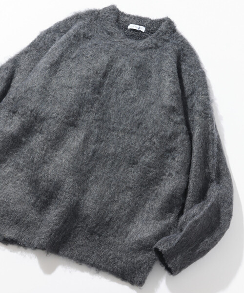 FREAK'S STORE(フリークスストア)の「シャギーニット クルーネック プルオーバー(ニット/セーター・メンズ・チャコールグレー/ベージュ/ブラウン/レッド/ブルー/グリーン・SMALL/MEDIUM/LARGE)」の19枚目の写真