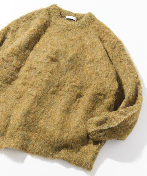 FREAK'S STORE(フリークスストア)の「シャギーニット クルーネック プルオーバー(ニット/セーター・メンズ・チャコールグレー/ベージュ/ブラウン/レッド/ブルー/グリーン・SMALL/MEDIUM/LARGE)」の11枚目の写真