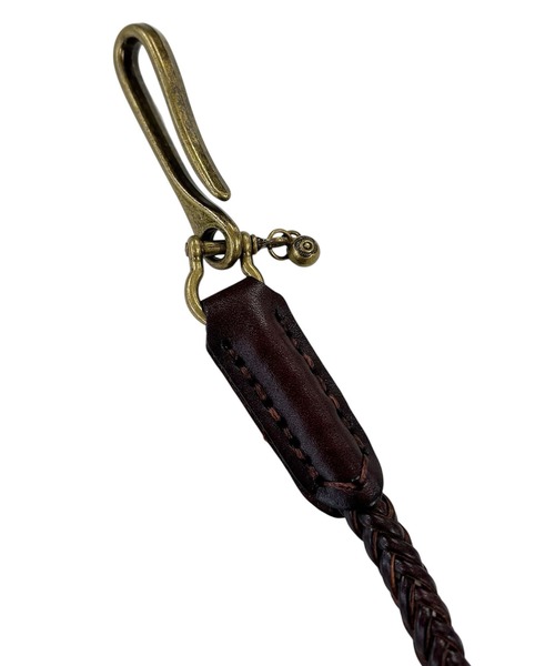 編み込みタイプ レザー ウォレットコード（ウォレットチェーン）｜Port