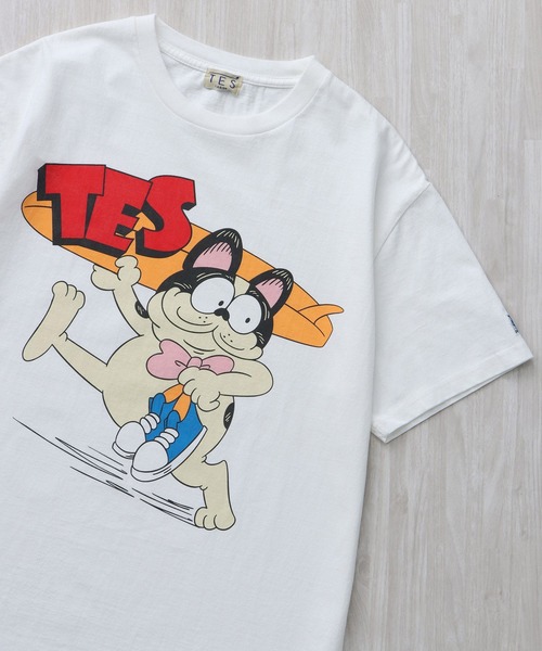 The Endless Summer（エンドレスサマー）の「TES POP CHARACTER T-SHIRT / Tシャツ（Tシャツ/カットソー・メンズ・ネイビー/ホワイト/ブラック/グレー・SMALL/MEDIUM/LARGE/X-LARGE/XX-LARGE）」の2枚目の写真