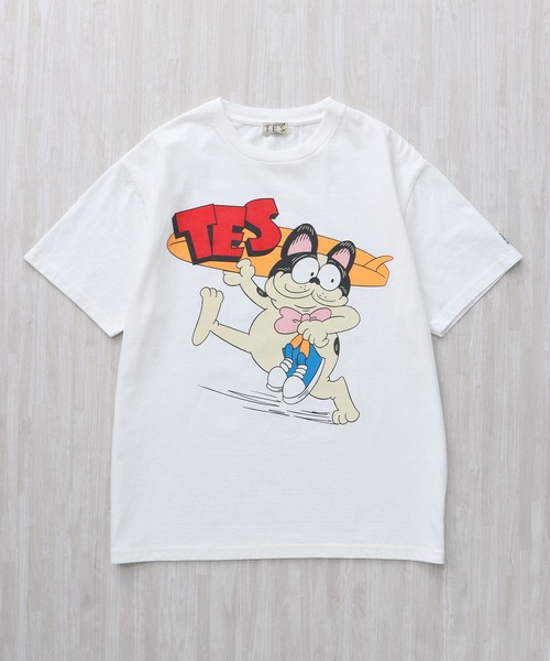 The Endless Summer（エンドレスサマー）の「TES POP CHARACTER T-SHIRT / Tシャツ（Tシャツ/カットソー・メンズ・ネイビー/ホワイト/ブラック/グレー・SMALL/MEDIUM/LARGE/X-LARGE/XX-LARGE）」の6枚目の写真