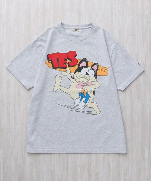The Endless Summer（エンドレスサマー）の「TES POP CHARACTER T-SHIRT / Tシャツ（Tシャツ/カットソー・メンズ・ネイビー/ホワイト/ブラック/グレー・SMALL/MEDIUM/LARGE/X-LARGE/XX-LARGE）」の14枚目の写真