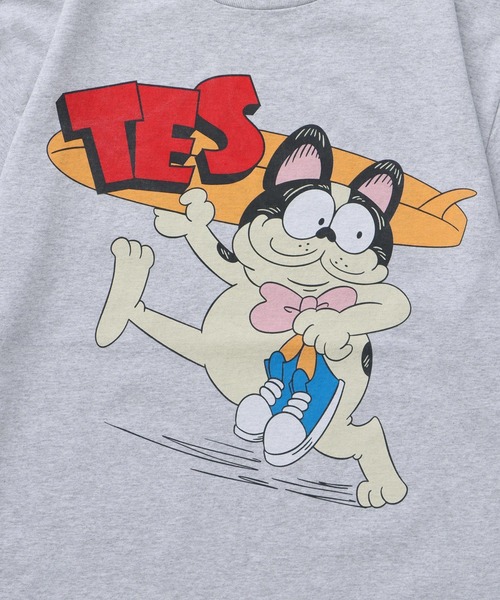 The Endless Summer（エンドレスサマー）の「TES POP CHARACTER T-SHIRT / Tシャツ（Tシャツ/カットソー・メンズ・ネイビー/ホワイト/ブラック/グレー・SMALL/MEDIUM/LARGE/X-LARGE/XX-LARGE）」の15枚目の写真