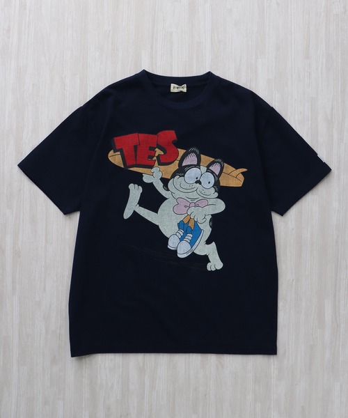 The Endless Summer（エンドレスサマー）の「TES POP CHARACTER T-SHIRT / Tシャツ（Tシャツ/カットソー・メンズ・ネイビー/ホワイト/ブラック/グレー・SMALL/MEDIUM/LARGE/X-LARGE/XX-LARGE）」の17枚目の写真