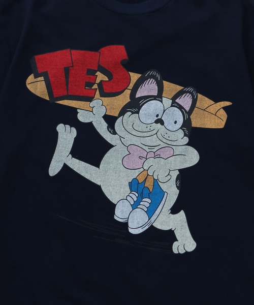 The Endless Summer（エンドレスサマー）の「TES POP CHARACTER T-SHIRT / Tシャツ（Tシャツ/カットソー・メンズ・ネイビー/ホワイト/ブラック/グレー・SMALL/MEDIUM/LARGE/X-LARGE/XX-LARGE）」の18枚目の写真