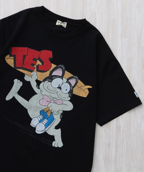 The Endless Summer（エンドレスサマー）の「TES POP CHARACTER T-SHIRT / Tシャツ（Tシャツ/カットソー・メンズ・ネイビー/ホワイト/ブラック/グレー・SMALL/MEDIUM/LARGE/X-LARGE/XX-LARGE）」の12枚目の写真