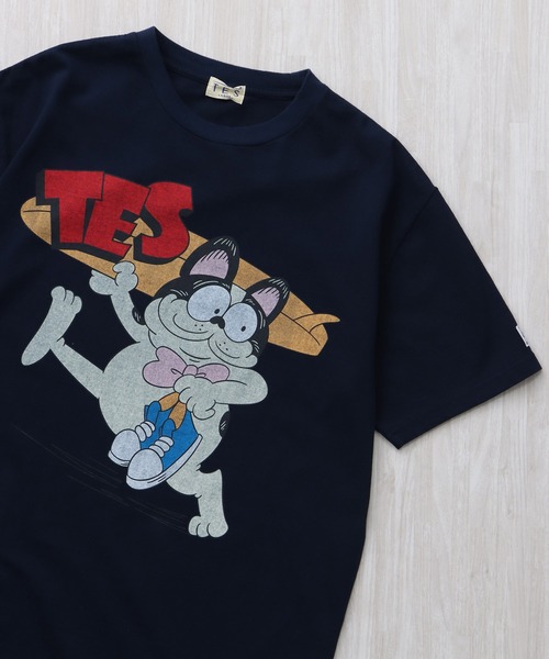 The Endless Summer（エンドレスサマー）の「TES POP CHARACTER T-SHIRT / Tシャツ（Tシャツ/カットソー・メンズ・ネイビー/ホワイト/ブラック/グレー・SMALL/MEDIUM/LARGE/X-LARGE/XX-LARGE）」の19枚目の写真