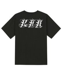 KTB0098 チカノレタリング 半袖Tシャツ - ブラック