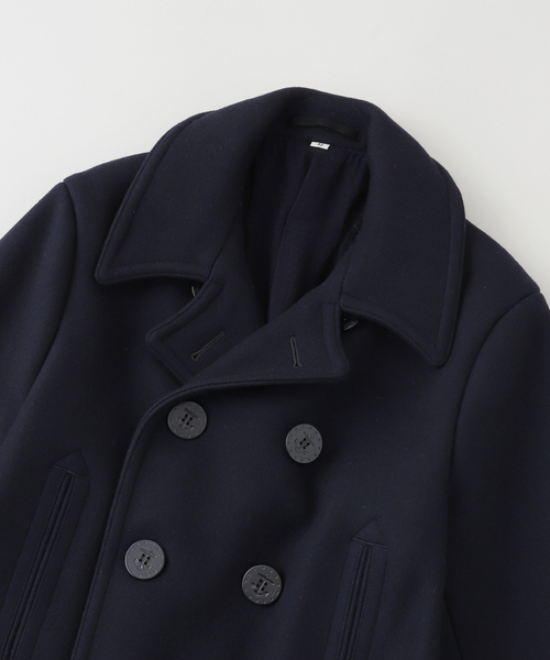 JOURNAL STANDARD（ジャーナルスタンダード）の「BUZZ RICKSONS / バズリクソンズ PEA COAT (LONG MODEL)（ピーコート・メンズ・ネイビー・44/42）」の3枚目の写真