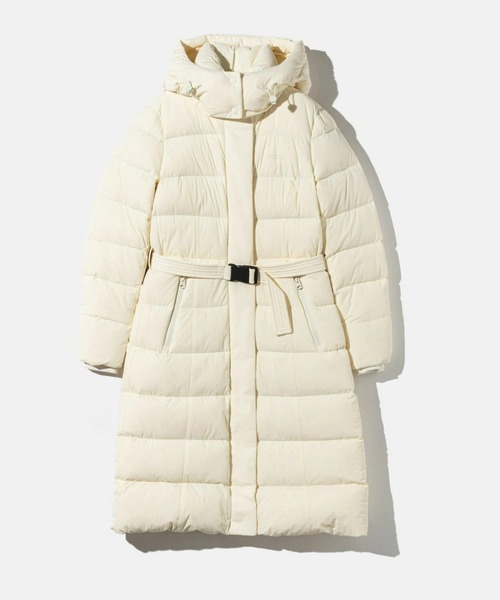 Mackage(マッカージュ)の「Mackage CORALIA-CITY Hooded Light Down Coat マッカージュ コラリア シティ ロング ダウンジャケット(ダウンジャケット/コート・レディース・ブラック/クリーム・MEDIUM/X-SMALL/SMALL)」の2枚目の写真