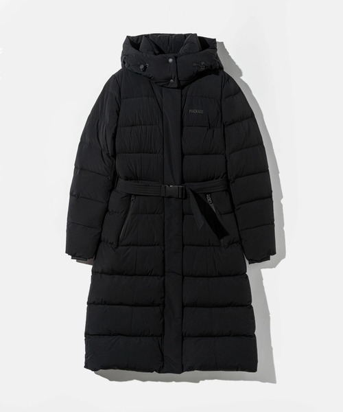 Mackage(マッカージュ)の「Mackage CORALIA-CITY Hooded Light Down Coat マッカージュ コラリア シティ ロング ダウンジャケット(ダウンジャケット/コート・レディース・ブラック/クリーム・MEDIUM/X-SMALL/SMALL)」の8枚目の写真
