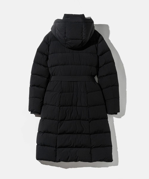 Mackage(マッカージュ)の「Mackage CORALIA-CITY Hooded Light Down Coat マッカージュ コラリア シティ ロング ダウンジャケット(ダウンジャケット/コート・レディース・ブラック/クリーム・MEDIUM/X-SMALL/SMALL)」の9枚目の写真