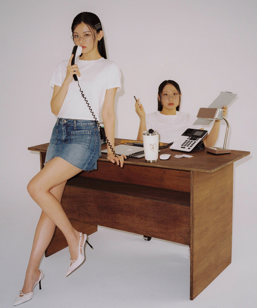 SALON DE YOHN(サロンドヨーン)の「Basic Short Sleeve Crop T_ White(Tシャツ/カットソー・レディース・その他・LARGE/MEDIUM/SMALL)」の3枚目の写真