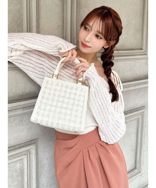 RESEXXY(リゼクシー)の「レイヤードニットトップス(ニット/セーター・レディース・レッド/ホワイト/ブラック・FREE)」の17枚目の写真