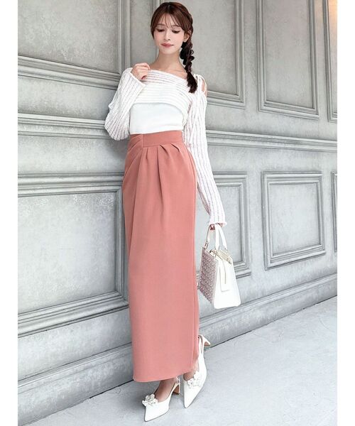 RESEXXY(リゼクシー)の「レイヤードニットトップス(ニット/セーター・レディース・レッド/ホワイト/ブラック・FREE)」の16枚目の写真