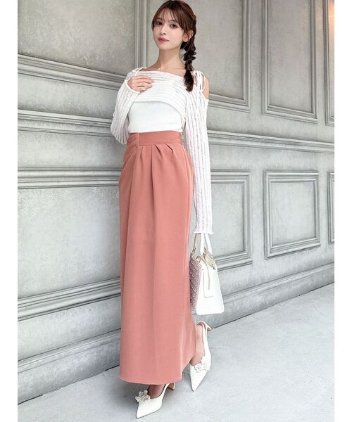 RESEXXY(リゼクシー)の「レイヤードニットトップス(ニット/セーター・レディース・レッド/ホワイト/ブラック・FREE)」の15枚目の写真