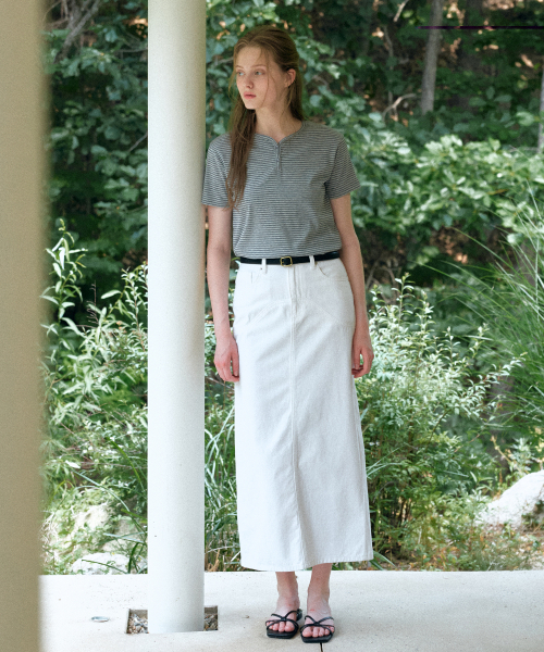 YUPPE(ヨッペ)の「WAVE COTTON SKIRT_WHITE(スカート・レディース・その他・SMALL/MEDIUM)」の1枚目の写真