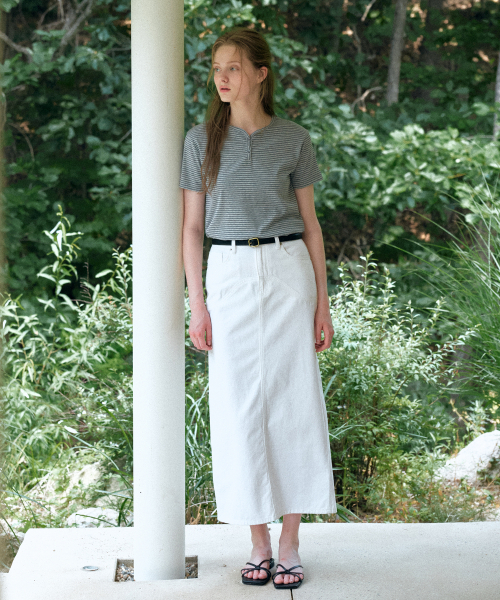 YUPPE(ヨッペ)の「WAVE COTTON SKIRT_WHITE(スカート・レディース・その他・SMALL/MEDIUM)」の2枚目の写真
