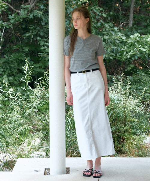 YUPPE(ヨッペ)の「WAVE COTTON SKIRT_WHITE(スカート・レディース・その他・SMALL/MEDIUM)」の3枚目の写真