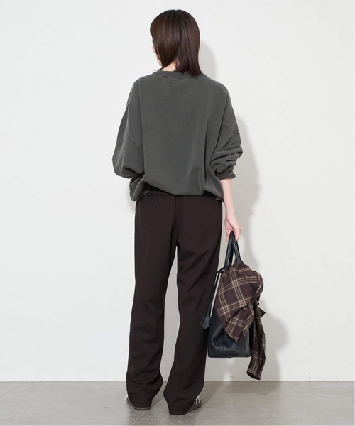 SLOBE IENA ビックシルエットピグメント裏毛プルオーバー WEB限定カラー有り/追加》ビックシルエットピグメント裏毛プルオーバー