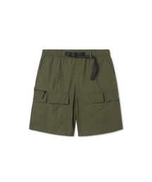 APOSTROPHE COMMA（アポストロフィコンマ）の「マルチポケットカーゴユーティリティナイロンショーツ_カーキ（その他パンツ）」