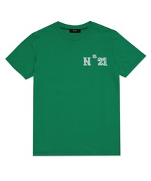 N°21（ヌメロ ヴェントゥーノ）の「N°21（ヌメロ ヴェントゥーノ）Kids & Junior ワンポイントブランドロゴ半袖Tシャツカットソー（Tシャツ/カットソー）」